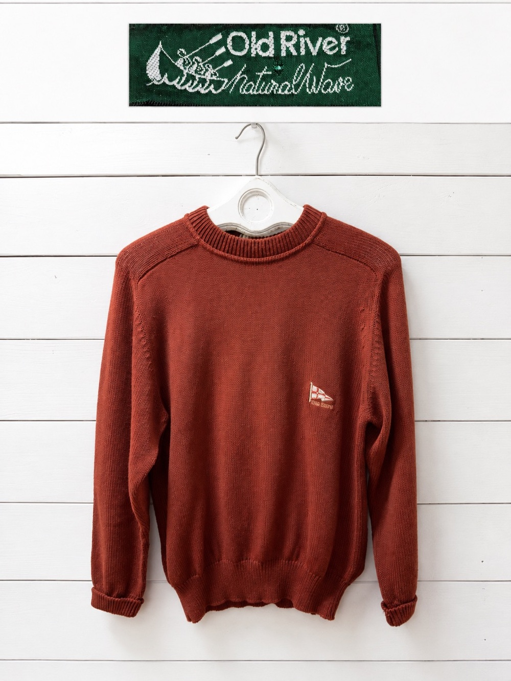 Old River National Wear – Vintage Knit Sweater – Size M